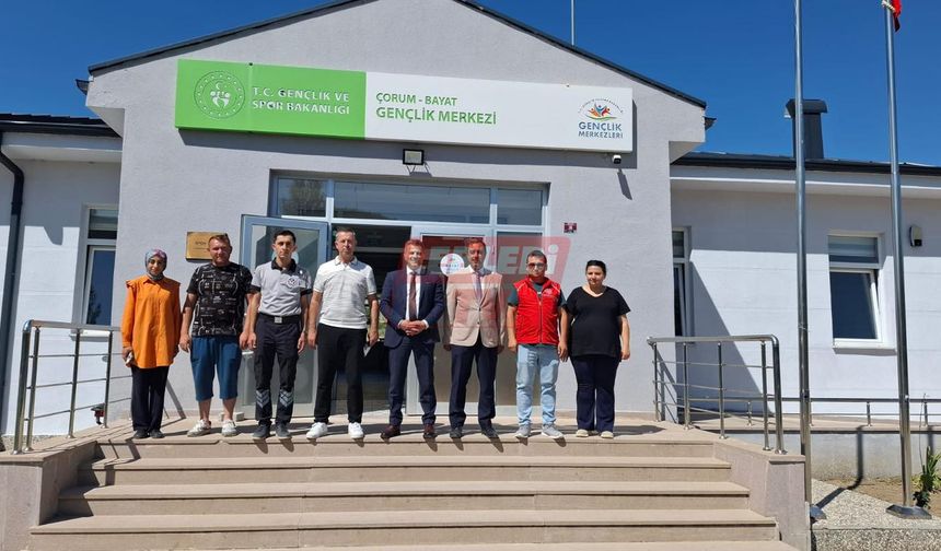 Gençlik Spor’dan Bayat Ziyareti