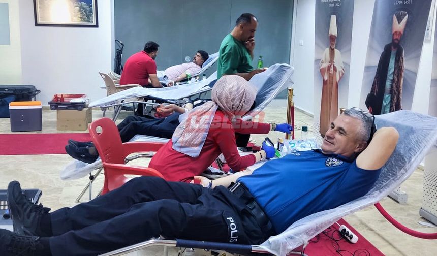 Emniyet’ten Kızılay’ın Ulusal Kan Bağışı Kampanyasına Destek
