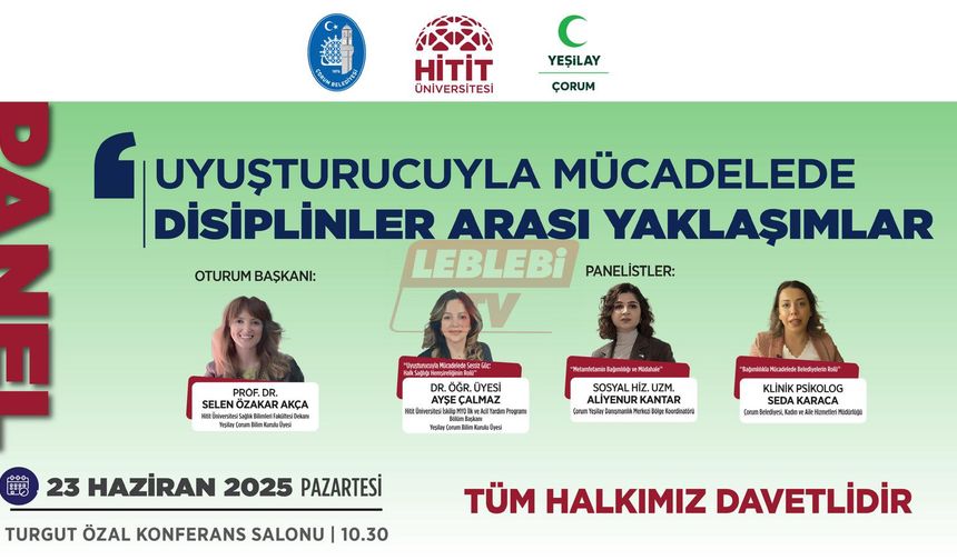 Uyuşturucuyla Mücadele Paneli Gerçekleştirilecek