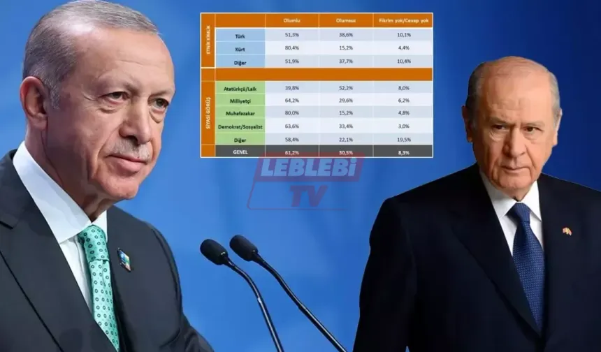 Erdoğan ve Bahçeli'nin Yüzünü Güldürecek Anket