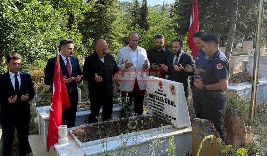 Ortaköy’de Şehit Kabirleri Ziyaret Edildi