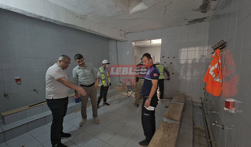 Park Camii’nin Tuvalet ve Şadırvanı Yenileniyor