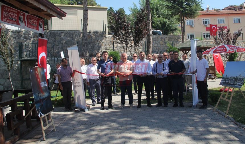 Oğuzlar'da 15 Temmuz Resim Sergisi Açıldı