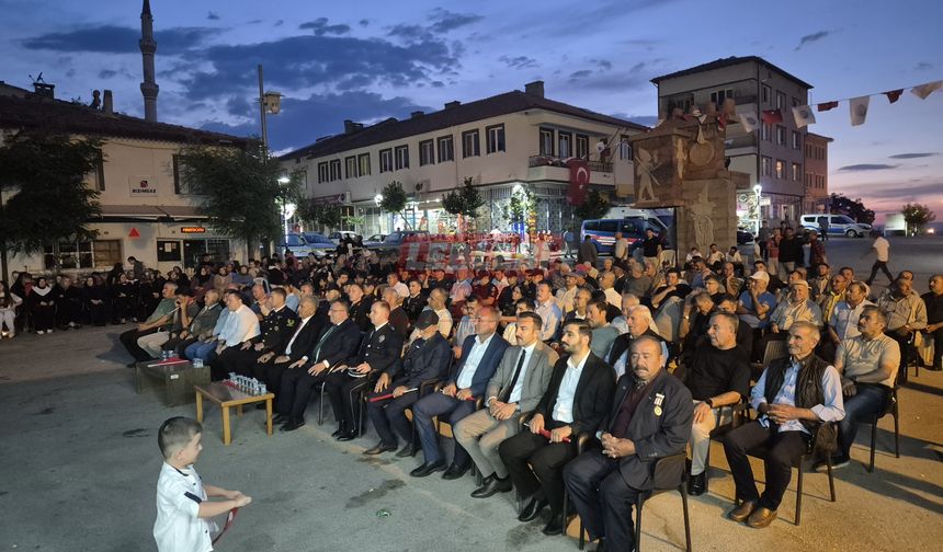 Boğazkale'de 15 Temmuz Demokrasi ve Milli Birlik Günü etkinlikleri yapıldı