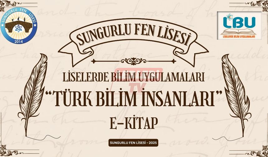 Lise Öğrencilerinden “Türk Bilim İnsanları” Konulu e-kitap