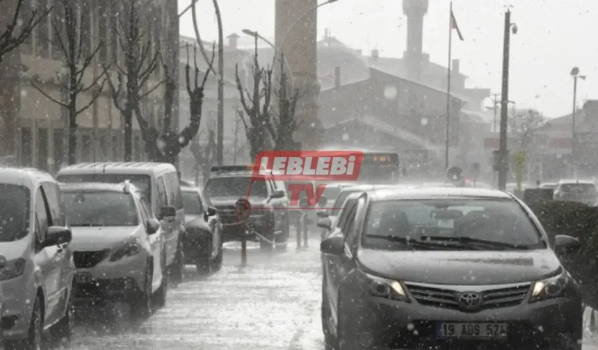 Dikkat Çorum'a Gök Gürültülü Sağanak Yağış Geliyor