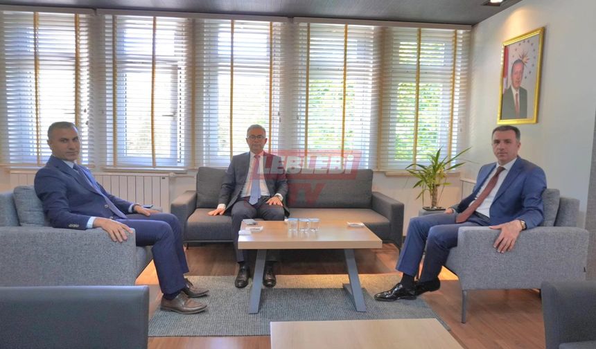 Başsavcı Bektaş İle Adalet Komisyonu Başkanı Öztürk’ten Kaymakam Duman’a ziyaret