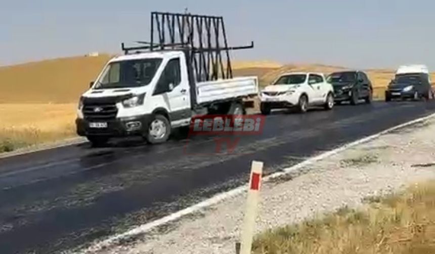Aşırı Sıcaklara Asfalt Bile Dayanamadı