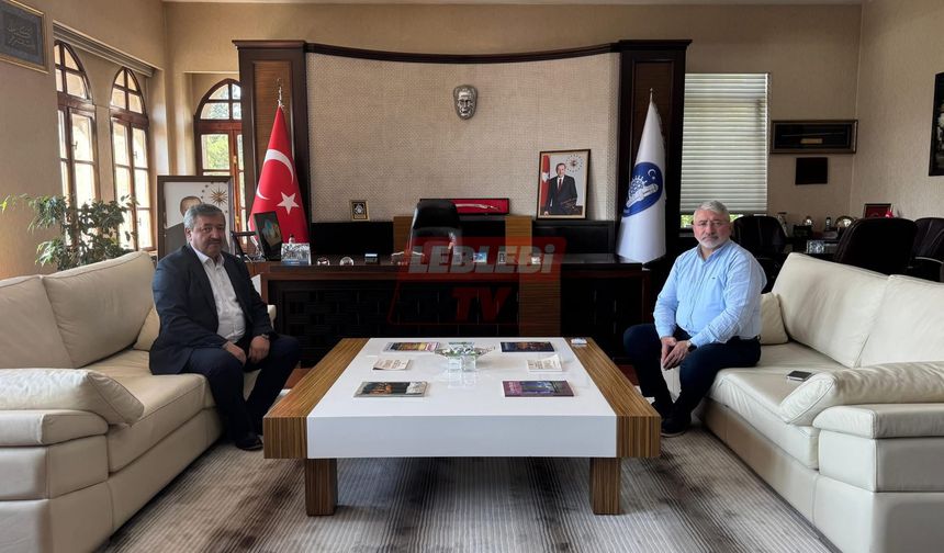 Başkan Toydemir ve Başkan Aşgın Laçin’i Görüştü