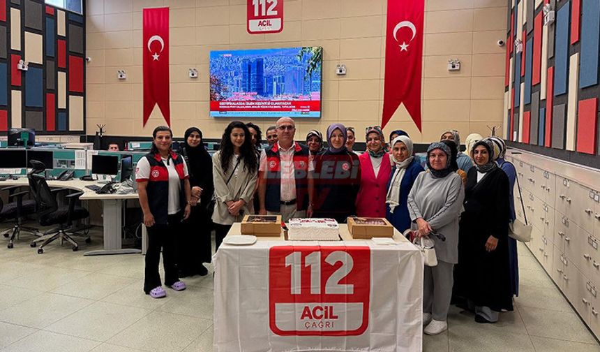 Aile Destek Merkezi’nden 112’ye Ziyaret