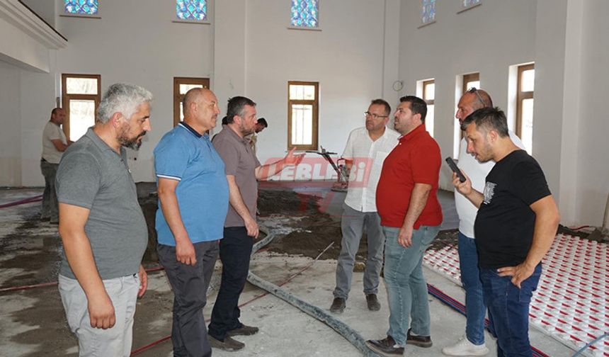 Osmancık Belediye Başkan Vekili Dağ, Cami İnşaatını İnceledi