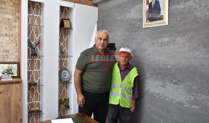 Özverili Belediye Çalışanı Ödüllendirildi