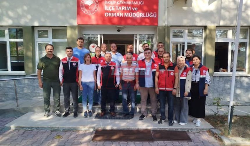 Tarım Müdürü Taş İskilip’te İnceleme Yaptı