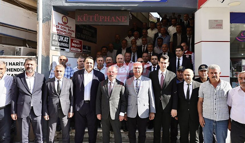 Vali Çalgan, Sungurlu’da Muhtarları Dinledi