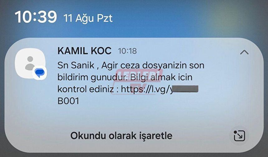 Ünlü Firma Hacklendi! Müşterilere Sahte Linkli Mesaj Gönderiliyor