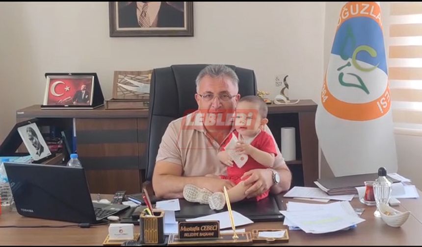 Başkan Cebeci, SMA Tip2 Hastası Mustafa Baran İçin Destek Çağrısı Yaptı