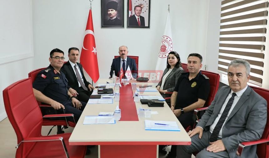 Çorum’un Asayişi Bu Toplantıda Görüşüldü