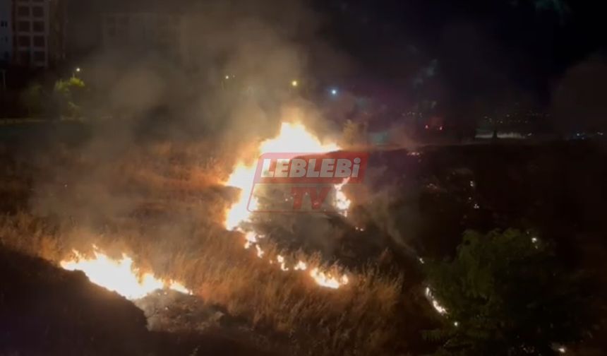 TOKİ’de Korkutan Yangın