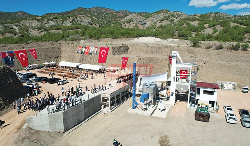 Osmancık Belediyesi Asfalt Plenti Tesisi Faaliyete Başladı