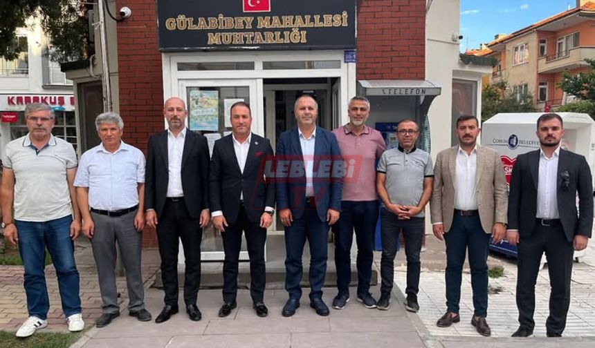 MHP İl Başkanı Çıplak Mahalle Muhtarlarından Sorunları Dinledi