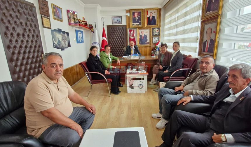 Başkan İsbir CHP’lileri Misafir Etti