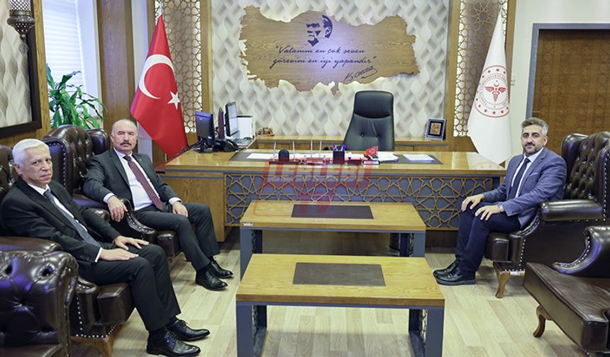 Vali Çalgan’dan Başhekim Gömeç’e Hayırlı Olsun Ziyareti
