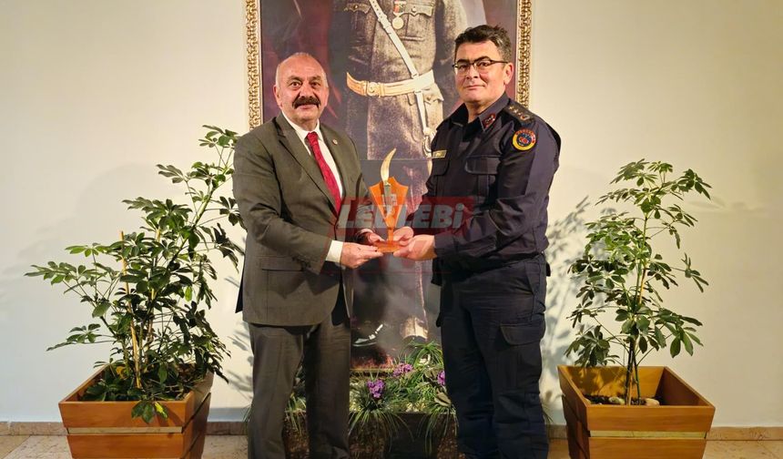 Başkan İsbir’den İl Jandarma Komutanı Ayvaz’a
