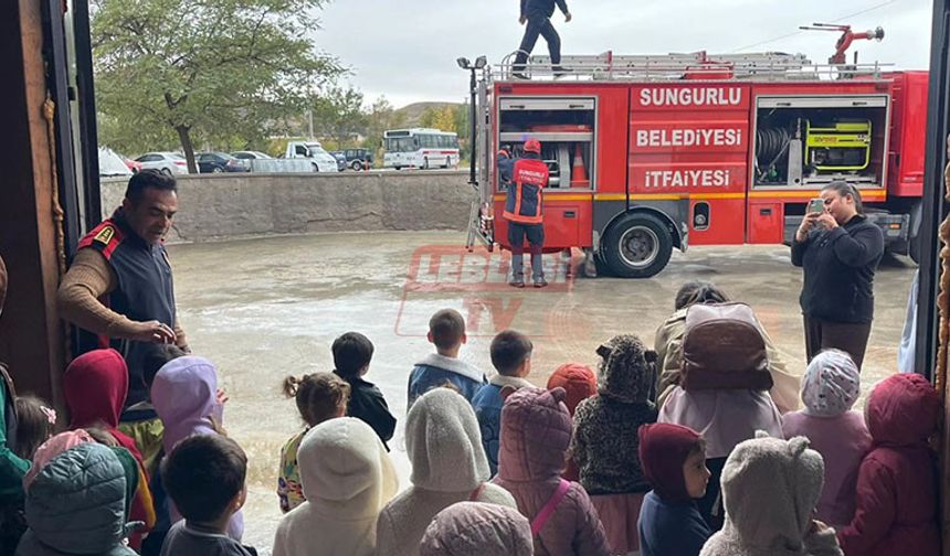 İtfaiyenin Minik Misafirleri