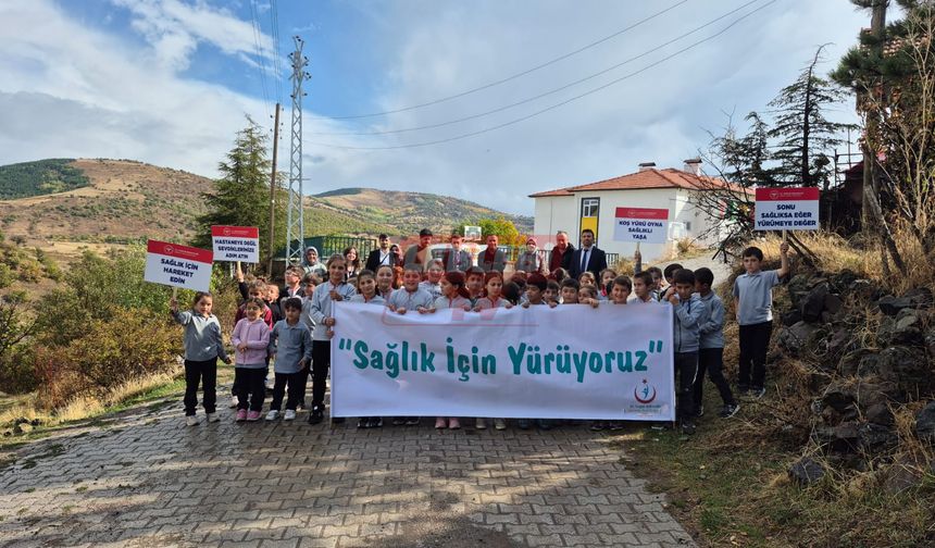 Oğuzlar'da Dünya Yürüyüş Günü Etkinliği Gerçekleştirildi