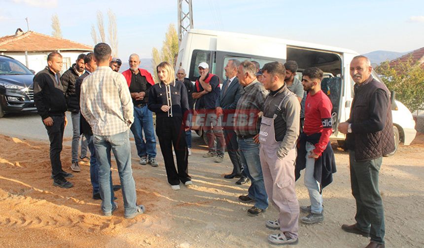 Kaymakam Nayman Köylerdeki Kilit Taşı Çalışmalarını İnceledi