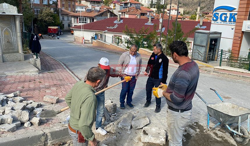 Bayat’ta Alt Yapı Çalışmaları Sürüyor