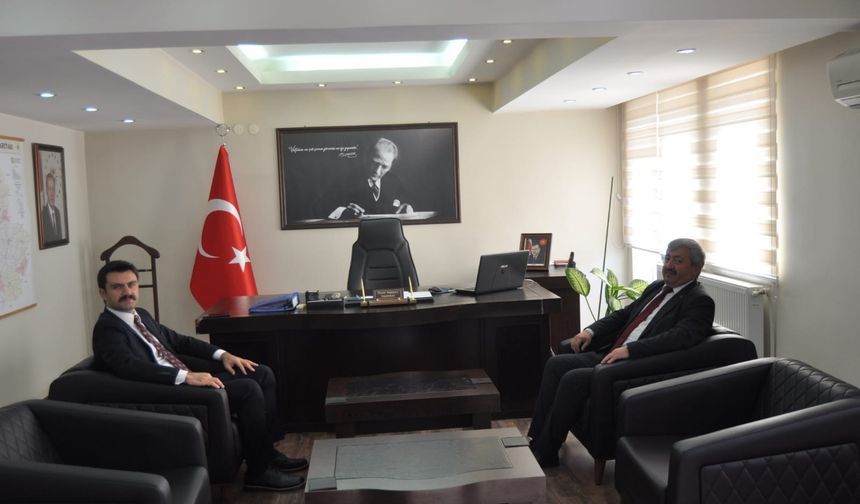 Kaymakam Yeşilyurt’a Başkan Toydemir’den Hayırlı Olsun Ziyareti