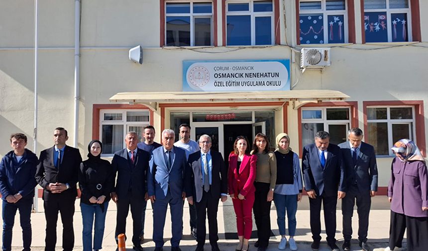 Milli Eğitim Müdürü Çağlar, Özel Eğitim Okulunu İnceledi