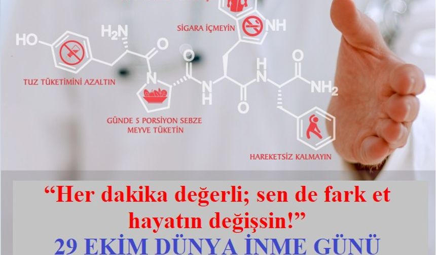 İl Sağlık Müdürlüğü “İnmenin Önlenmesi İçin Hareket Edin” Dedi