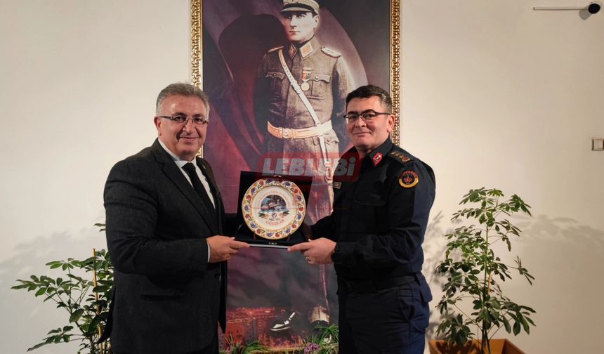 Başkan Cebeci’den Jandarma Komutanı Ayvaz’a Ziyaret