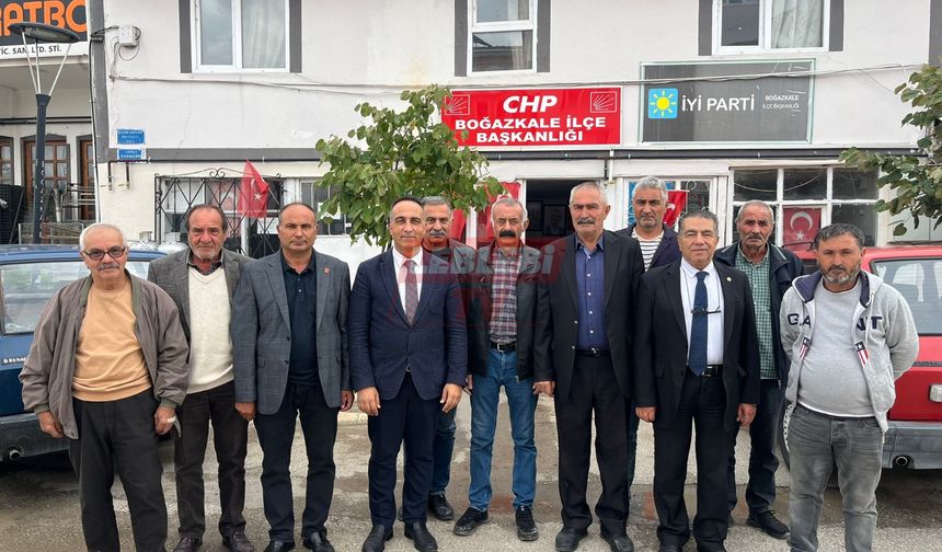 Boğazkale’de CHP’nin Yeni Yönetimi Görevde