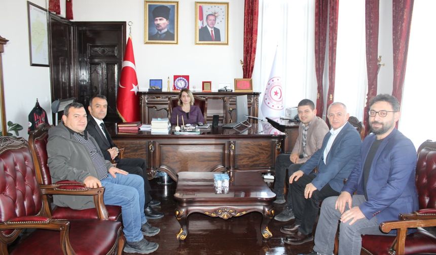 Mecitözü Kozören Köyü Güzelleştirme ve Tanıtma Derneği’nden Kaymakam Nayman’a Ziyaret