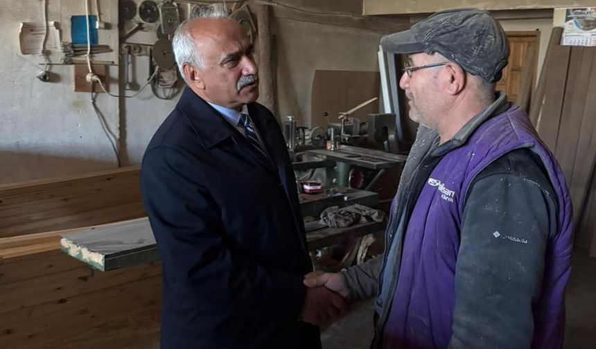 Başkan Çizikci’den Sanayi Sitesi Esnafına Ziyaret