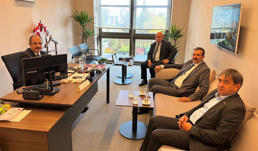 Uğurludağ Heyetinden Cahit Bağcı’yla Ziyaret