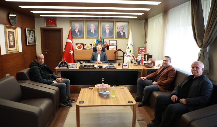 Hastane Yönetiminden Başkan Arslan’a Ziyaret