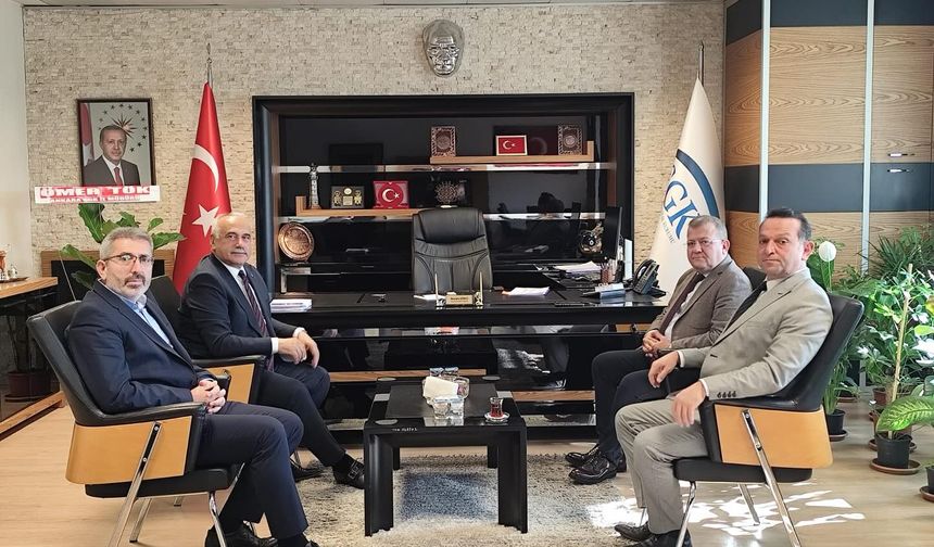 SGK Müdürü Göncü’ye İskilip’ten Hayırlı Olsun Ziyareti