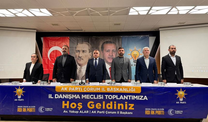 AK Parti’de Yerel Yönetimler İl Danışma Meclisi Toplantısı Heyecanı