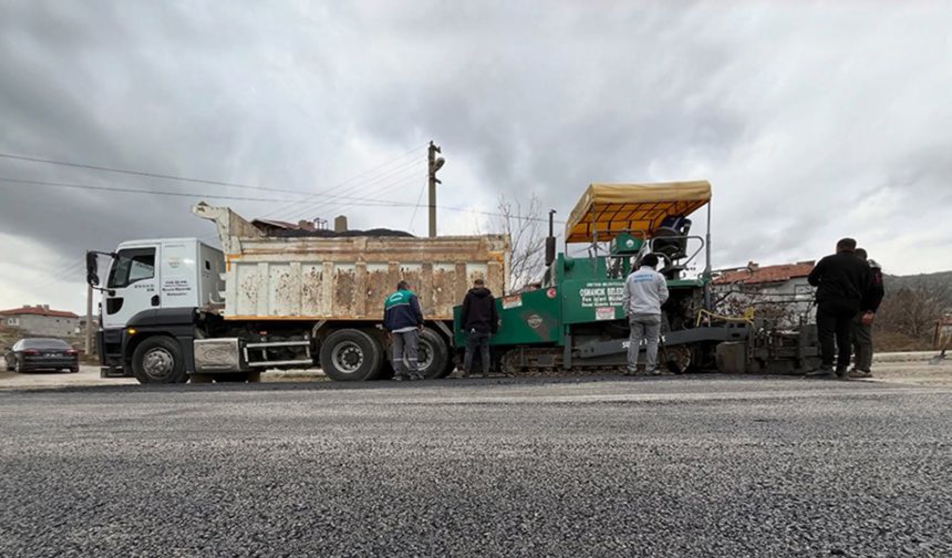 Osmancık’ta Asfalt Serimine Son Sürat Devam