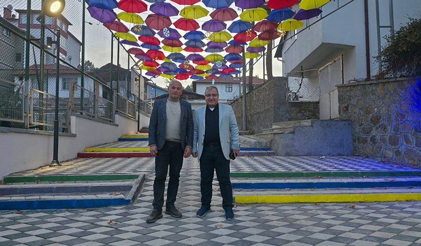 Başkan Ünlü Sanat Sokağını İnceledi