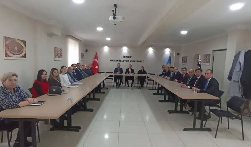 İlçe İdare Şube Başkanları Toplantısı İskilip’te Yapıldı