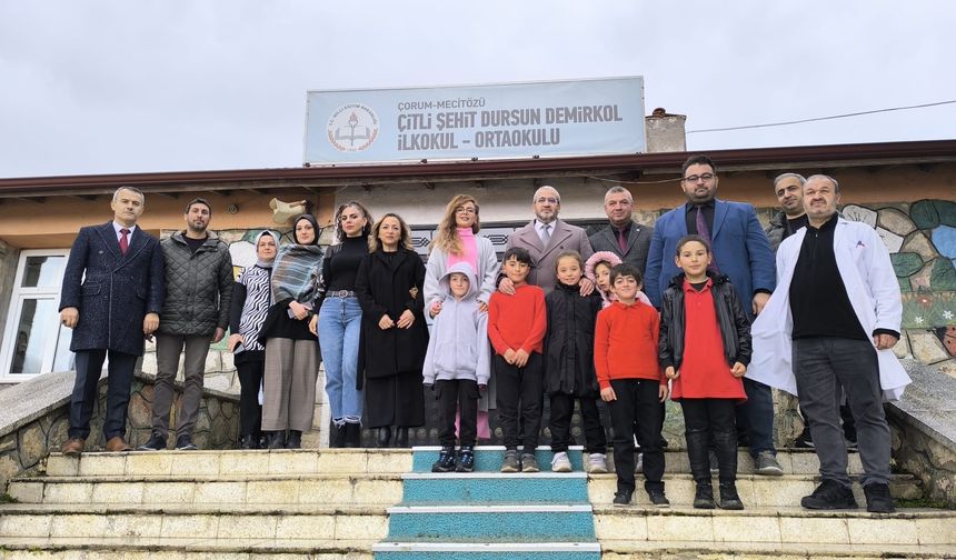 Çağlar, Mecitözü’nde Okullardaki Eğitimi Değerlendirdi