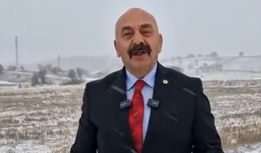 Başkan İsbir’in Kar Mutluluğu