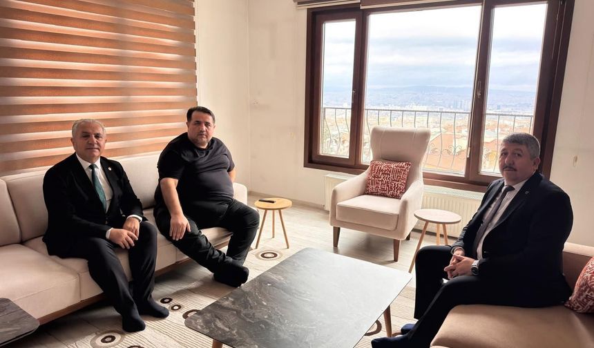 Başkan Özel Ve Başkan Pulla Milletvekili Kaya’ya Nezaket Ziyareti