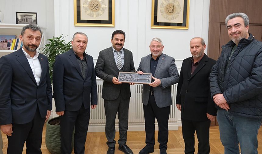 İbrahim Doğan Ve Yönetimi Başkan Aşgın’ı Ziyaret Etti