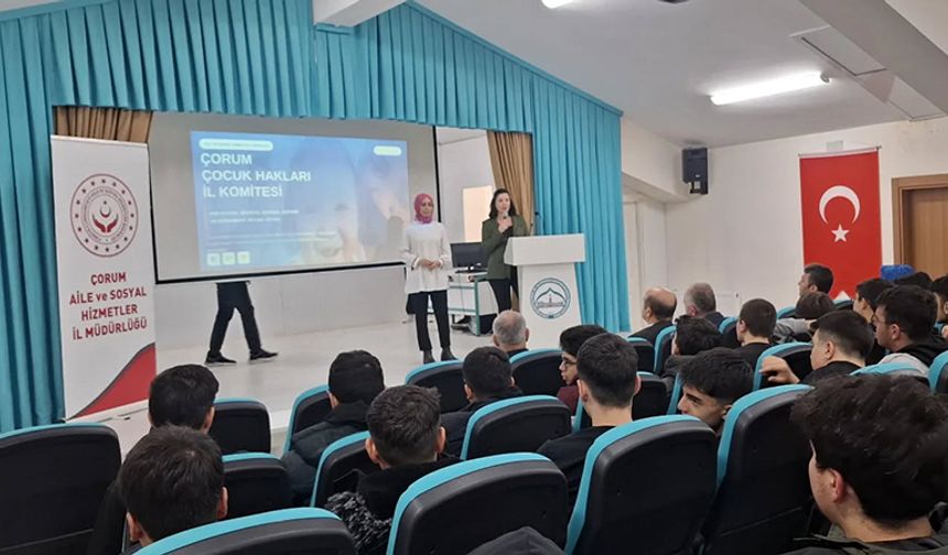 Çocuklar, Çocuk Haklarını Konuştu